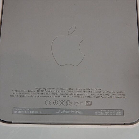 Apple Airport Extreme Base Station Router A1354 - Picture 5 of 6